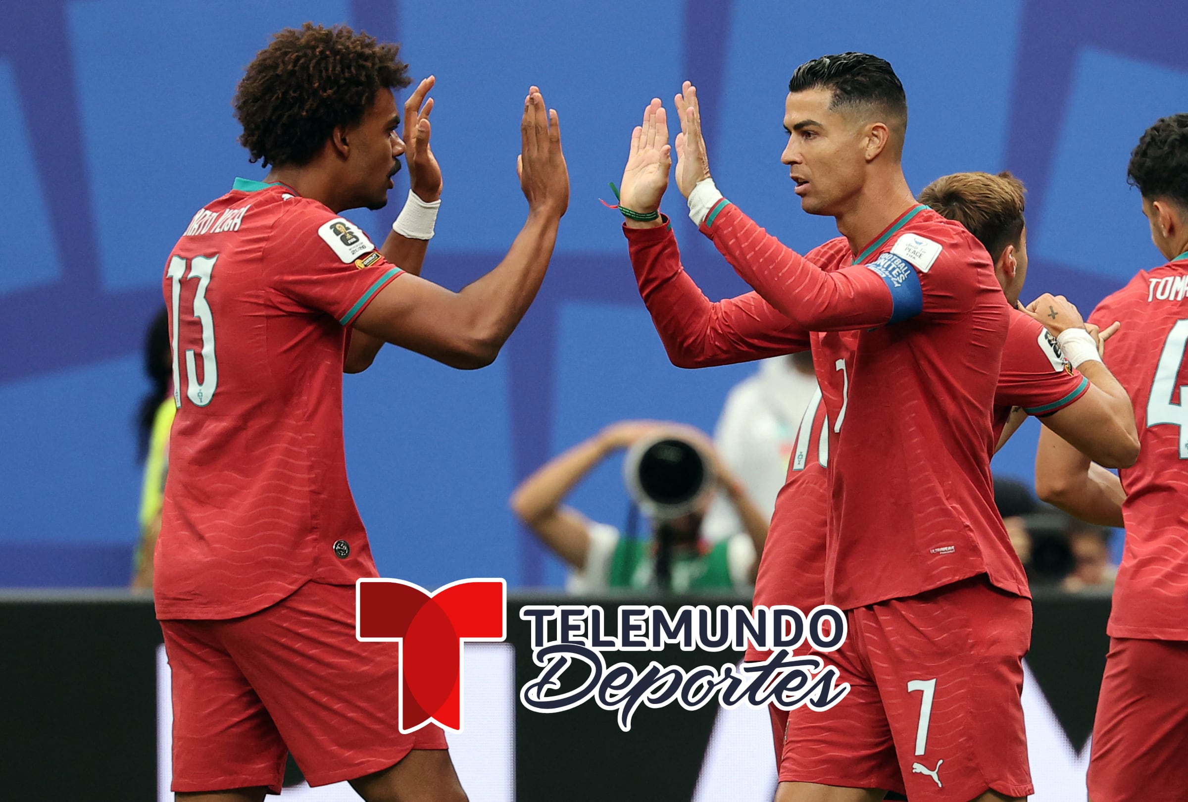 HOUSTON, TEXAS (ESTADOS UNIDOS), 23/06/2026.- Cobertura oficial de TELEMUNDO DEPORTES EN VIVO ONLINE para ver el partido Portugal vs. Uzbekistán este martes 23 de junio por la fecha 2 del grupo K del Mundial 2026 en el NRG Stadium de Houston, Texas. FOTO DE TAKUYA YOSHINO PARA AFP