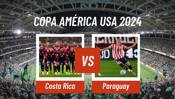 A qué hora juegan y en qué canal transmiten Paraguay vs. Costa Rica: horario, streaming y dónde verlo | Foto: Conmebol/ Composición Mix