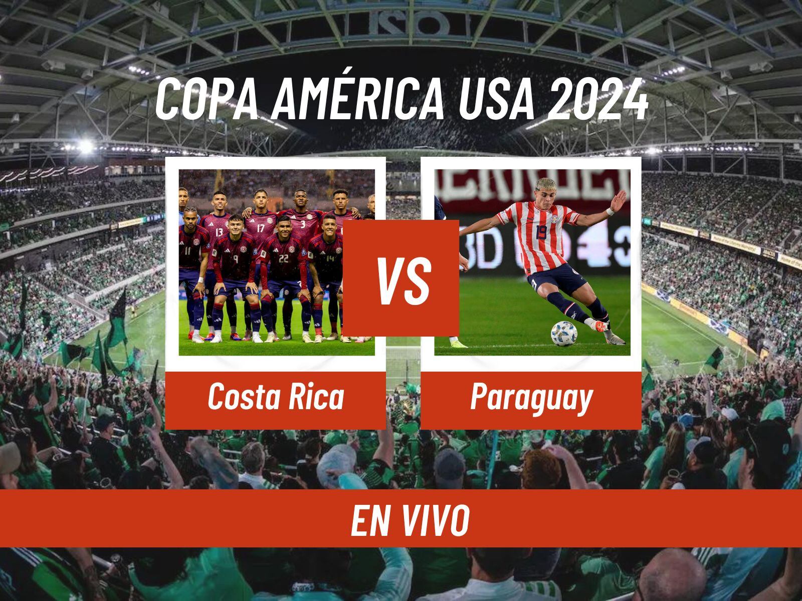 A qué hora juegan y en qué canal transmiten Paraguay vs. Costa Rica: horario, streaming y dónde verlo | Foto: Conmebol/ Composición Mix