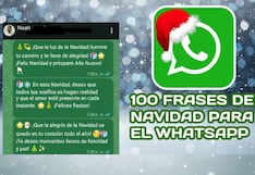 🛍️ Lista de 100 frases y saludos bonitos de Feliz Navidad para enviar este 25 de diciembre a tu familia y amigos vía WhatsApp