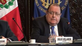 Julio Velarde renunció al incremento de 6% de su sueldo como presidente del BCR