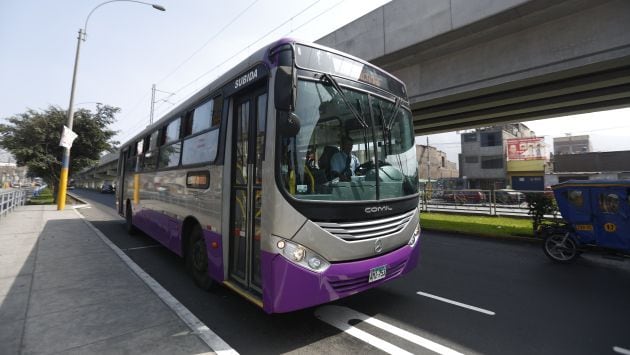 Ampliación de la ruta del corredor morado incorporará tres nuevos paraderos. (Foto: GEC/Piko Tamashiro)