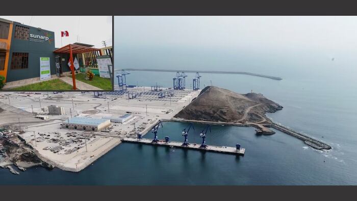 Se proyecta un total de 6 533 títulos inscritos para este 2025, como efecto directo de la puesta en marcha del Megapuerto de Chancay. Fotos: Sunarp.