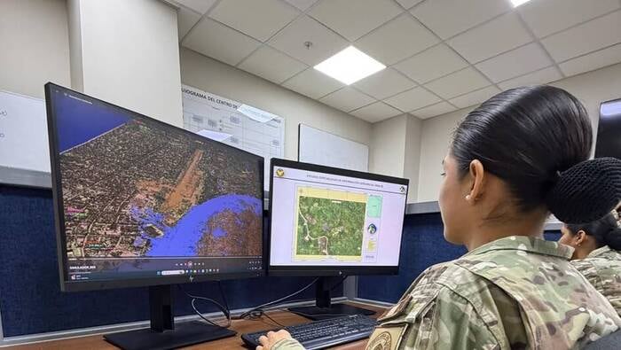 Las imágenes satelitales permitieron ubicar 236 dragas y cinco campamentos clandestinos en Madre de Dios. La información sirvió para orientar operativos de las fuerzas del orden. Foto: PCM.