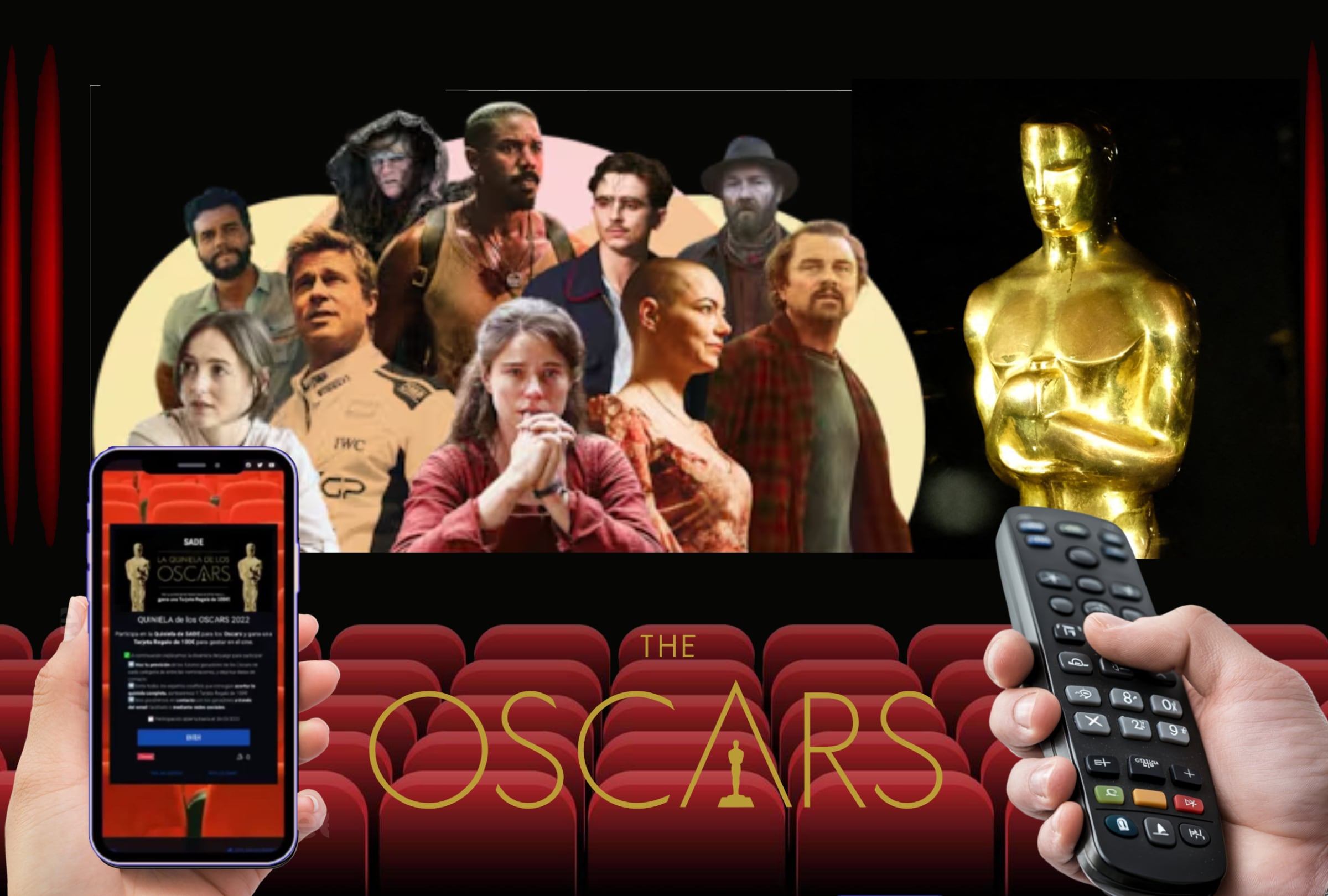 LOS ÁNGELES, CALIFORNIA (ESTADOS UNIDOS), 15/03/2026.- Revisa los canales de televisión y servicios streaming para ver la ceremonia de los Premios Óscar de la Academia de Hollywood este domingo 15 de marzo con los mejores de la industria del cine desde el Dolby Theatre en Los Ángeles, California. FOTO DE NOÉ YACTAYO