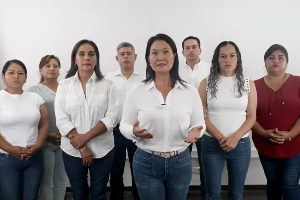 Fuerza Popular descarta respaldar cambios sin “hechos concluyentes” en plena campaña electoral. (Foto: Captura / X / @@FuerzaPopular__)