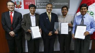 MVCS y provincias de Puno suscriben convenio para descontaminación de Lago Titicaca