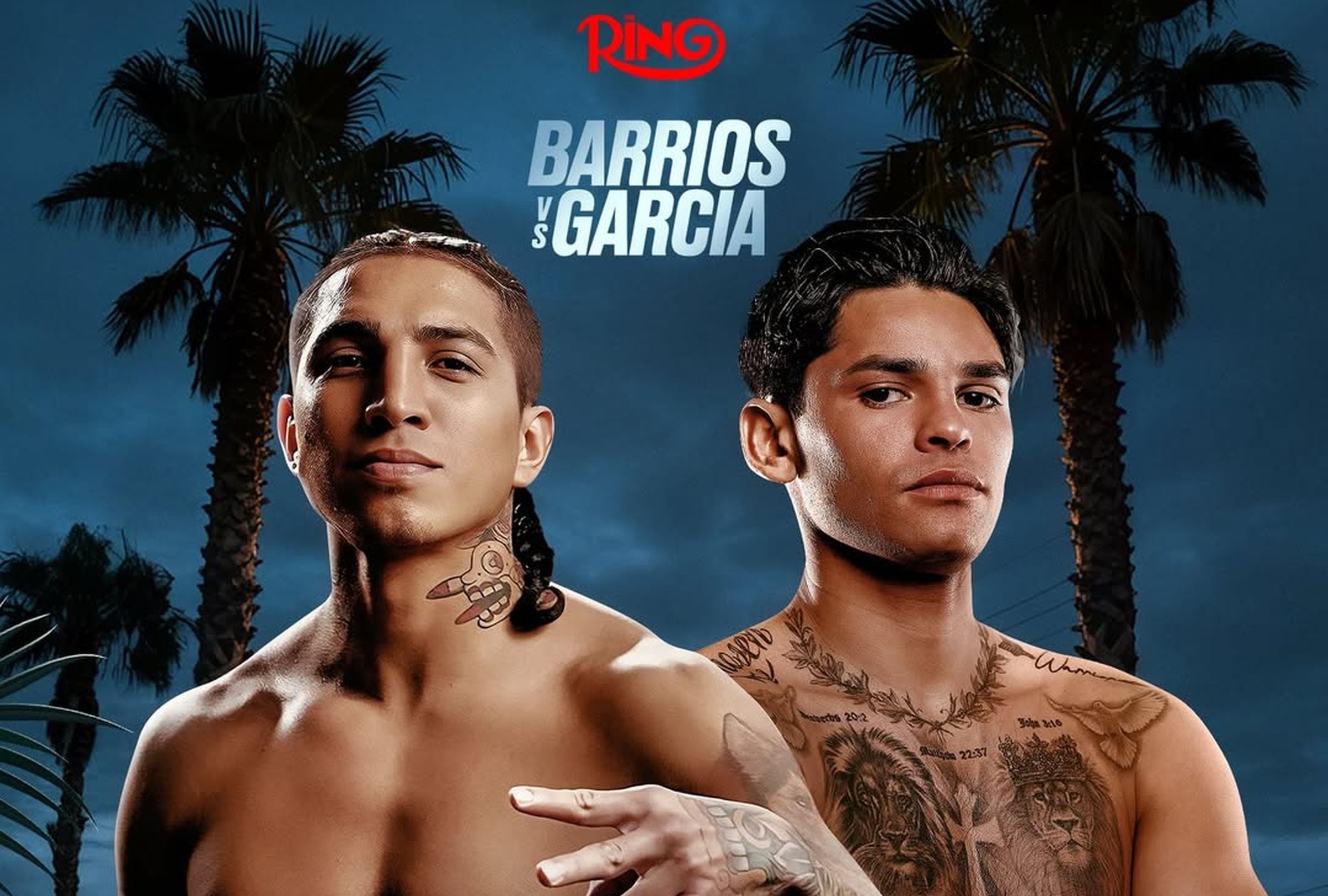 Revisa esta nota para que descubras a qué hora empieza EN VIVO la pelea Ryan García vs. Mario Barrios. (Foto: @ringmagazine / @daznboxing / @goldenboy / Instagram)