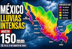 Se cae el cielo en México: llega un diluvio de 96 horas con lluvias de hasta 150 mm, granizo y vientos de 70 km/h
