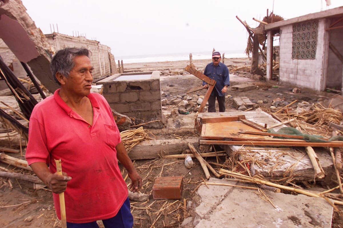 Desastres naturales: desborde de ríos en Camaná. Fotos GEC