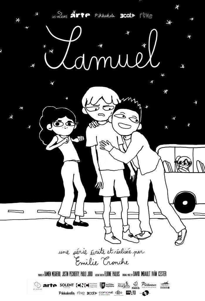 El póster de "Samuel", serie animada de comedia que desarrolla su trama a lo largo de 21 breves episodios (Foto: arte France Cinéma)