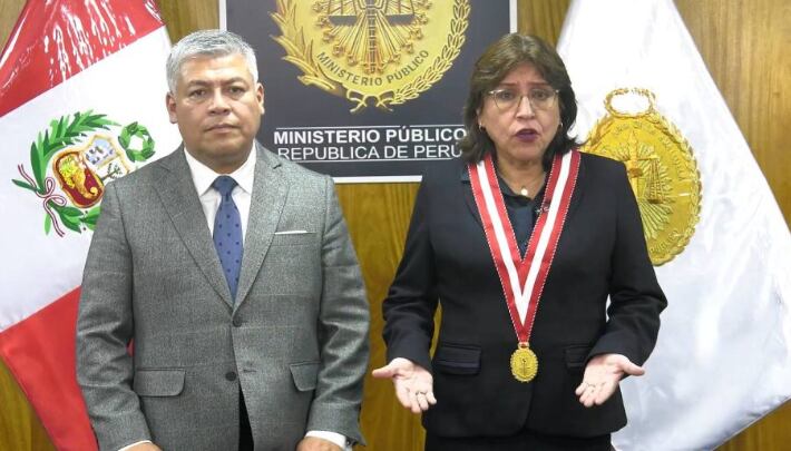Delia Espinoza y Luciano López se mostraron en contra de la resolución que emitió la JNJ y que favoreció a Patricia Benavides. Foto: Ministerio Público.