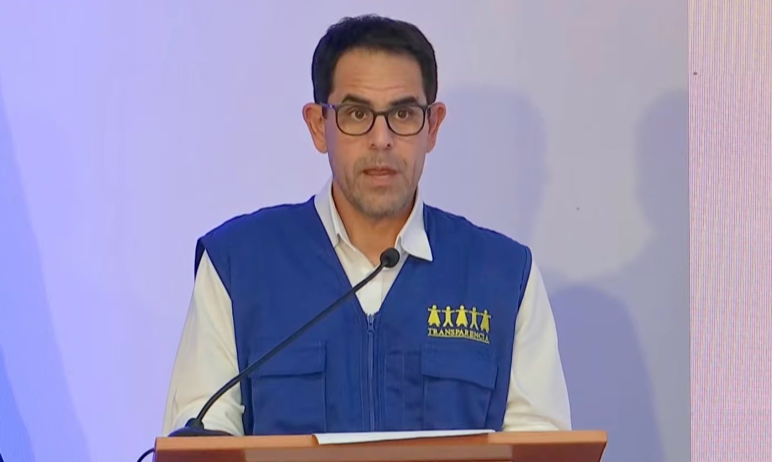 Omar Awapara, secretario general de Transparencia.