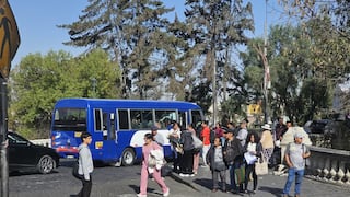 Arequipa: Transportistas acatan paro en protesta por reducción del precio del pasaje