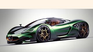 Furia: El nuevo proyecto para un súper auto deportivo de la italiana Alfa Romeo