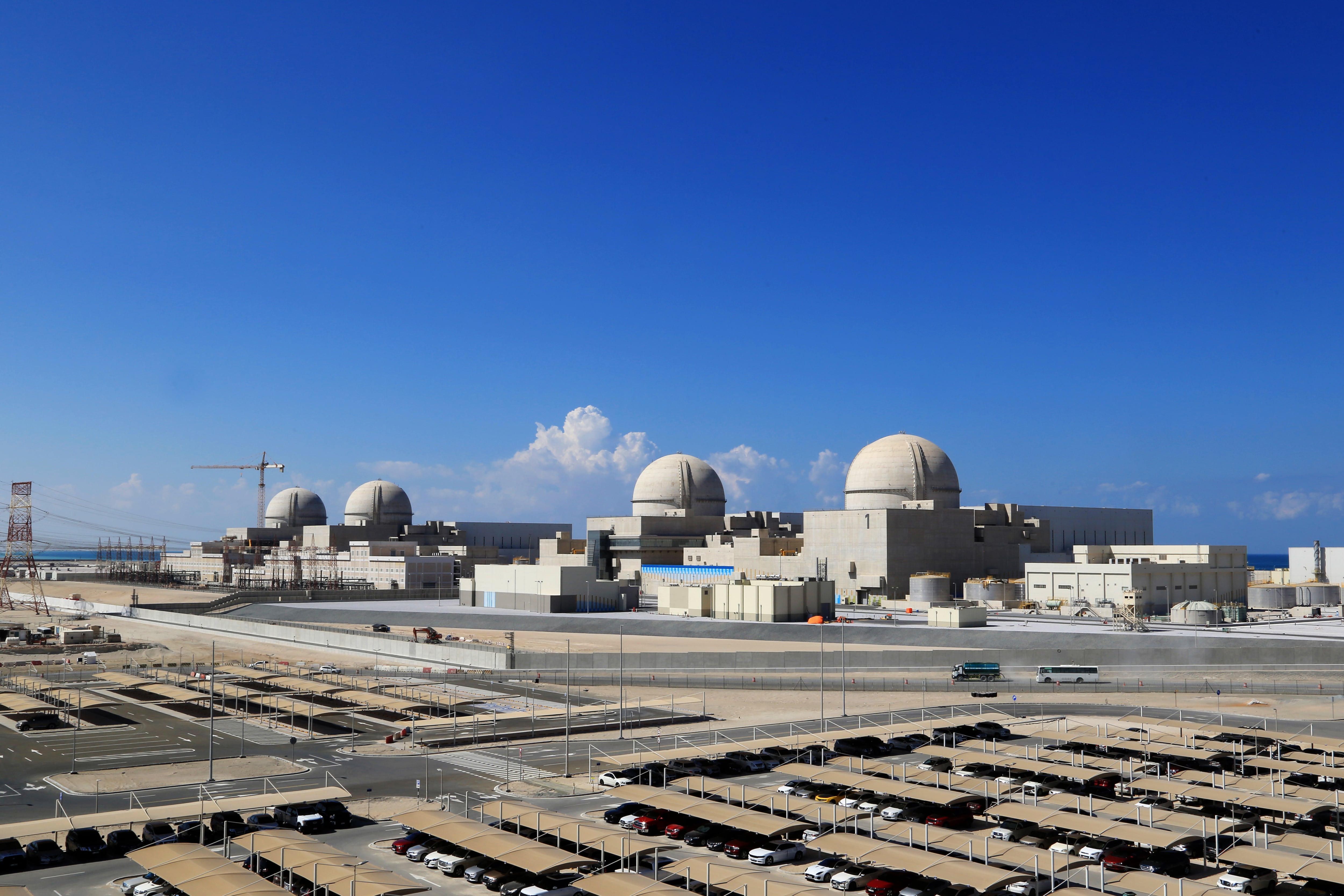 Los Emiratos Árabes Unidos informó el 17 de febrero del 2020 que emitió una licencia para un reactor en su central nuclear de Barakah, la primera en el mundo árabe. (FOTO: AFP).