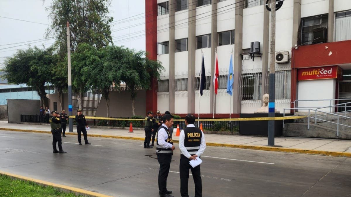 Presunta granada es hallada frente a sede de la Corte Superior de Justicia del Callao