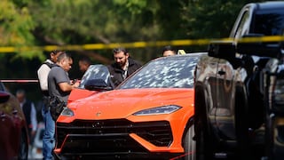Tiroteo en México: así quedó el Lamborghini donde murieron un empresario, su hija y un escolta
