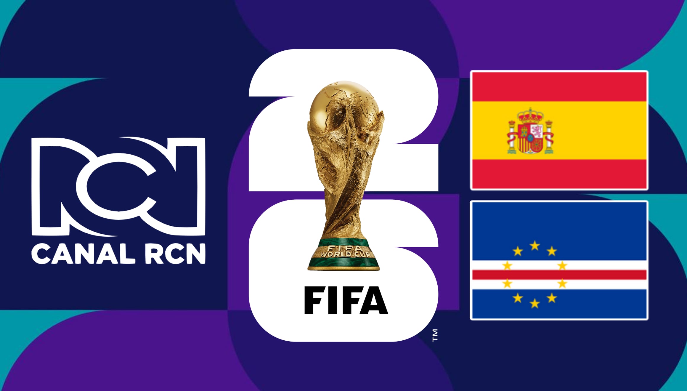 Canal RCN transmitió el España 0-0 Cabo Verde por el Mundial 2026. | Crédito: fifa.com / Composición Gestión Mix