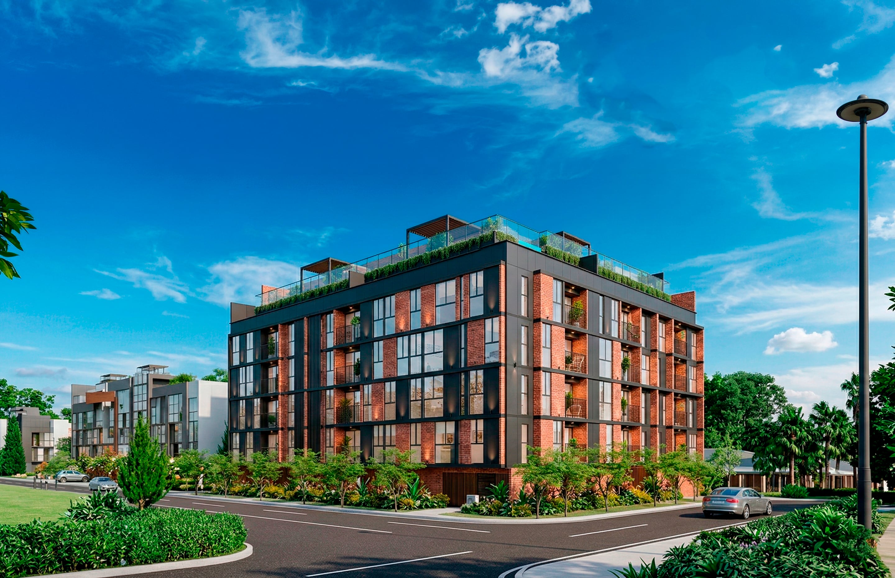 Proyecto Los Álamos contempla una inversión de S/ 30 millones y ofrece 60 departamentos. (Foto: Desarrolladora Inmobiliaria)