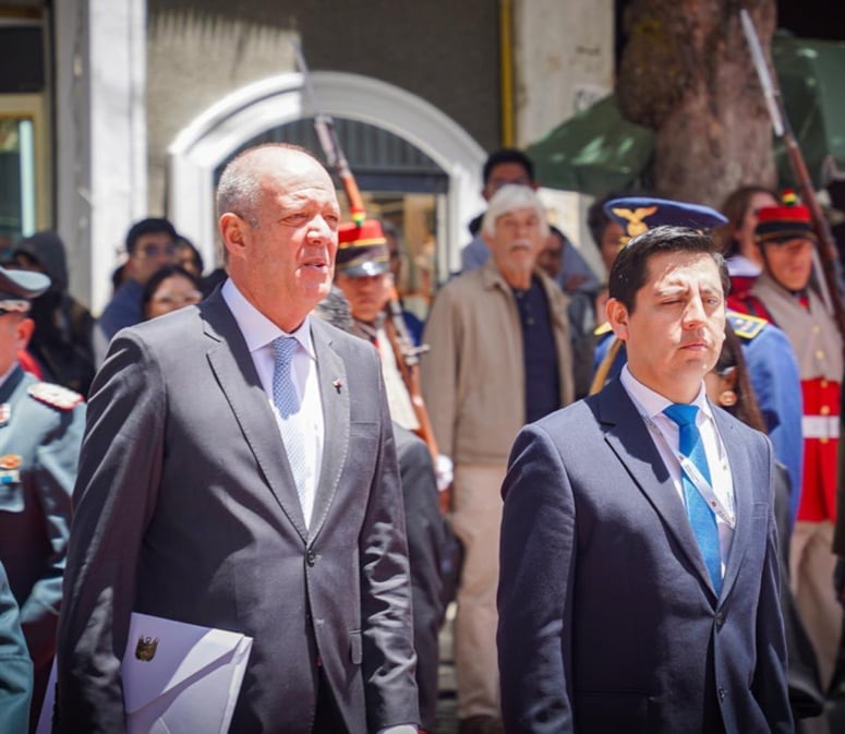 Carlos Chávez-Taffur es el nuevo embajador de Perú en Bolivia. (Foto: Cancillería de Bolivia)