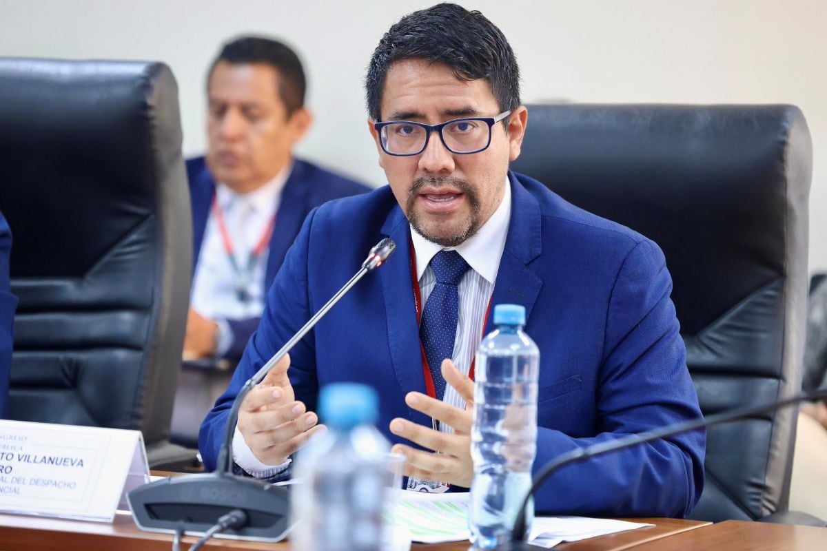Funcionario Benito Villanueva negó que el mandatario se haya reunido con empresarios chinos durante las visitas que realizaron a Palacio de Gobierno. Foto: Congreso.
