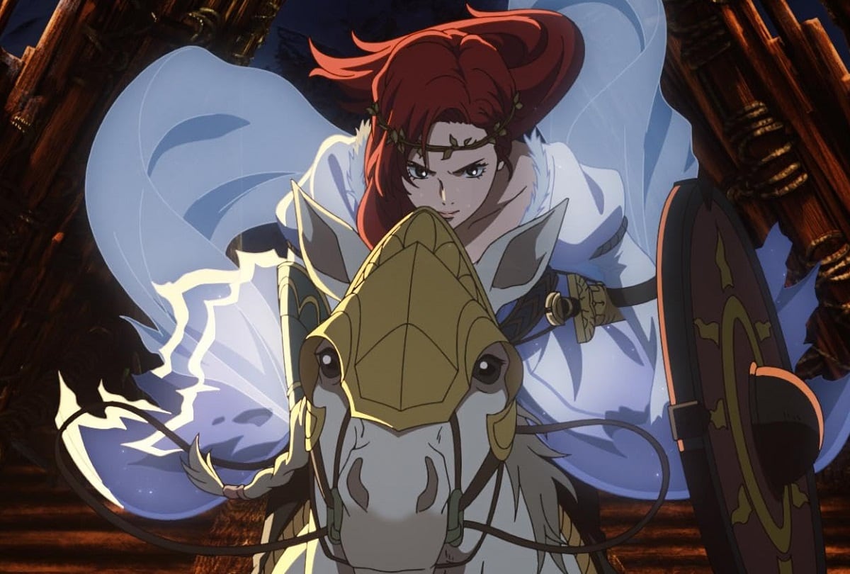 Héra intenta demostrarle a su padre que puede defender a su pueblo en la película anime "El Señor de los Anillos: la Guerra de los Rohirrim" (Foto: Warner Bros. Pictures)