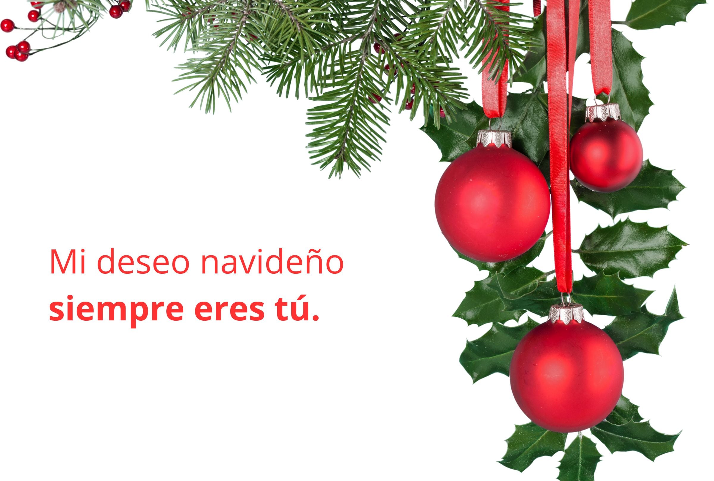 Mi deseo navideño siempre eres tú. (Foto: Composición Gestión Mix)