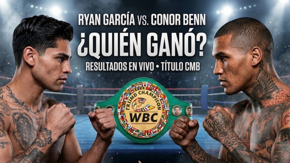 ¿Quién ganó la pelea de Ryan García vs. Conor Benn EN VIVO hoy en Estados Unidos? Resultados en directo de la cartelera de boxeo
