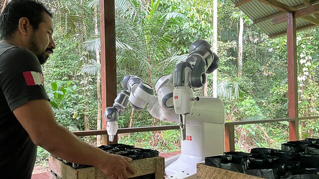 En Perú ya se usa un robot para ayudar a reforestar 22 mil hectáreas