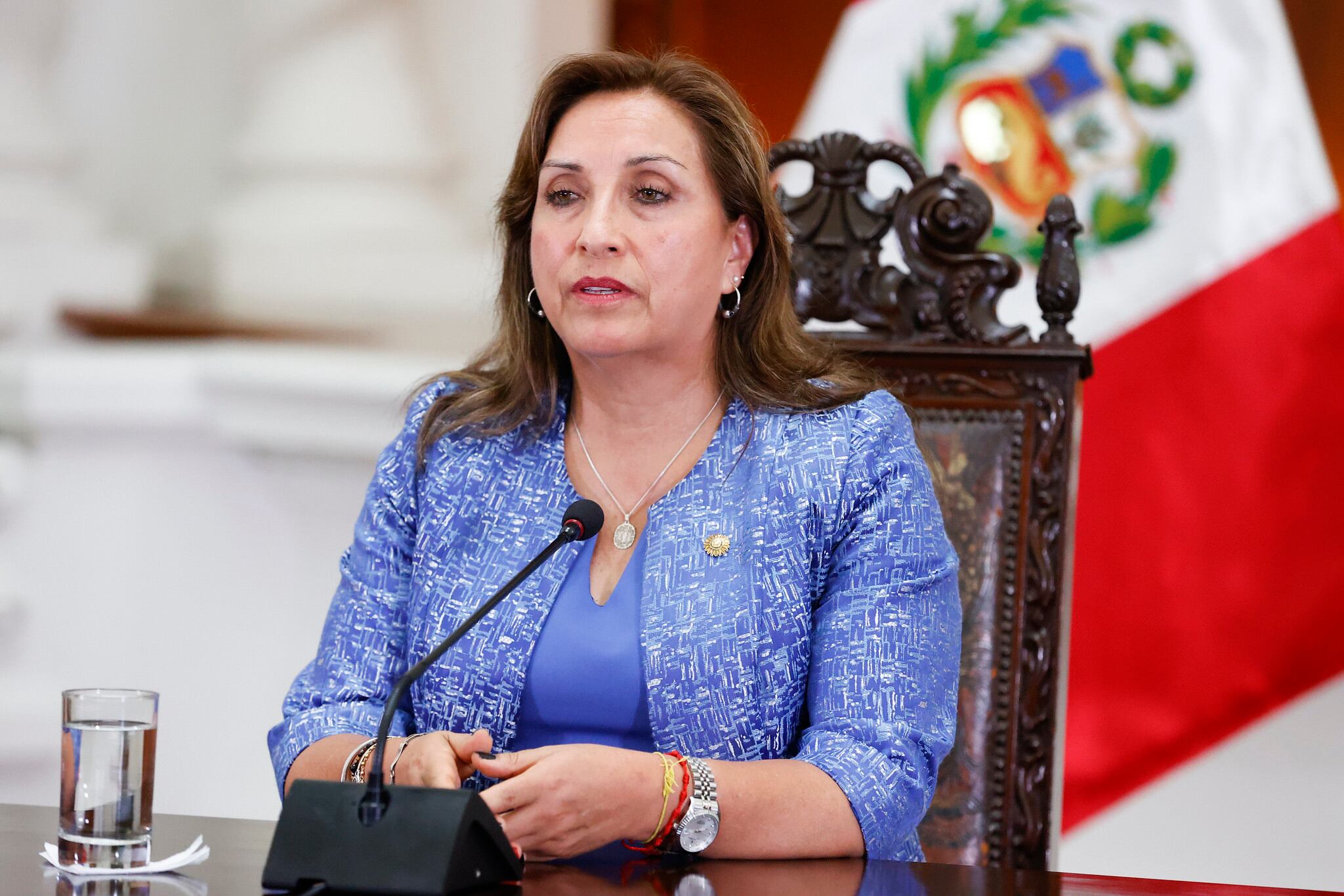 ¿Cuáles son las regiones que rechazan más el desempeño de la presidenta Dina Boluarte? (Foto: Presidencia)