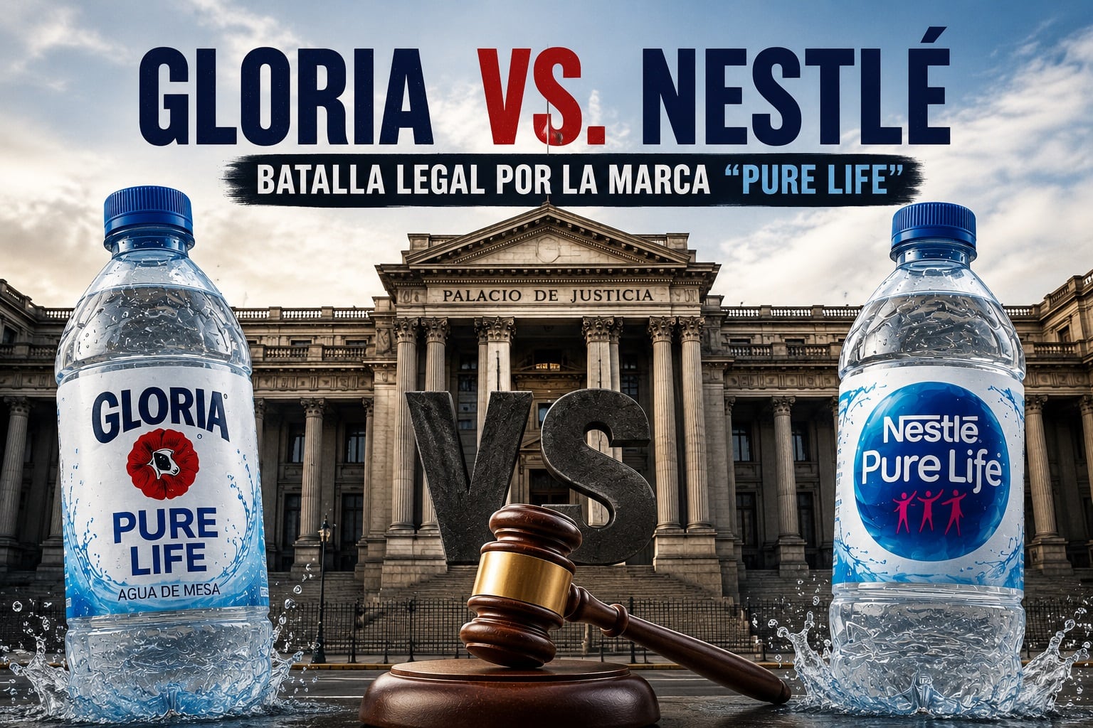 La controversia se inició en 2017, cuando Gloria solicitó registrar la marca “Pure Life” para bebidas de la clase 32. Nestlé se opuso alegando derechos previos sobre la denominación en Estados Unidos, pero finalmente la justicia peruana validó el registro a favor de la empresa peruana. Foto: GEC