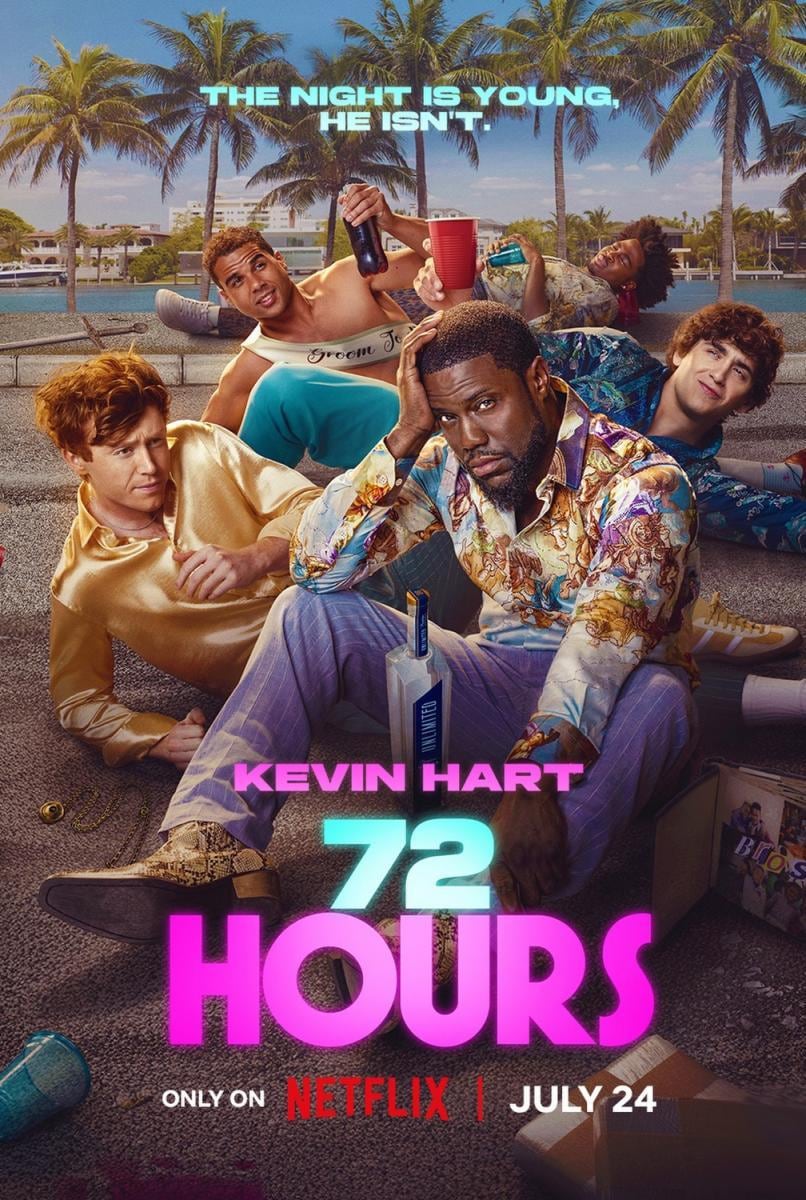 El póster de "72 Hours", película estadounidense de comedia dirigida por Tim Story (Foto: Counterbalance Entertainment / Netflix)