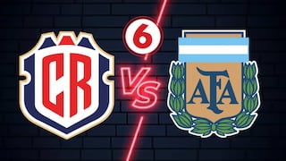 Repretel (Canal 6) transmitió el partido Costa Rica 1-3 Argentina