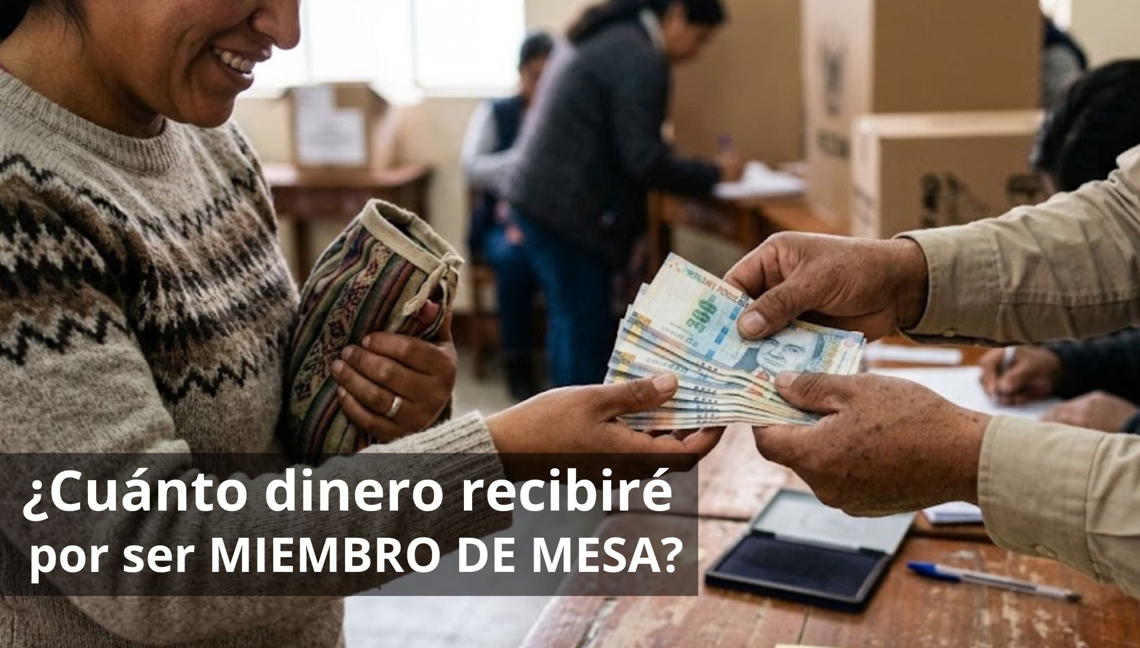 Conoce el pago que recibirás por ser miembro de mesa en la segunda vuelta de las Elecciones Generales 2026 este domingo siete de junio, entre los candidatos Keiko vs. Sánchez. (Foto: Imagen creada por Gestión Mix usando la IA de Gemini)