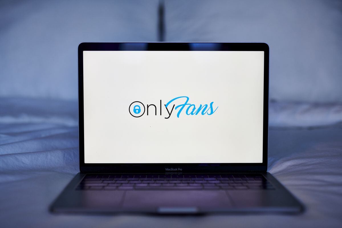 El logo de OnlyFans en una computadora portátil colocada en Nueva York, EE.UU., el jueves 17 de junio de 2021. Foto: Bloomberg