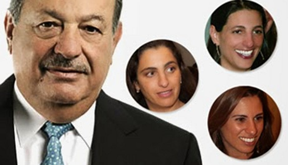 Vanessa, María y Johanna Slim son hijas del multimillonario Carlos Slim. (Foto: Forbes)