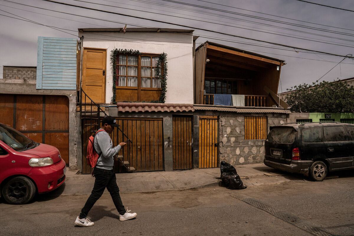 Casas en el sector Pampa en Alto Hospicio. Foto: Bloomberg