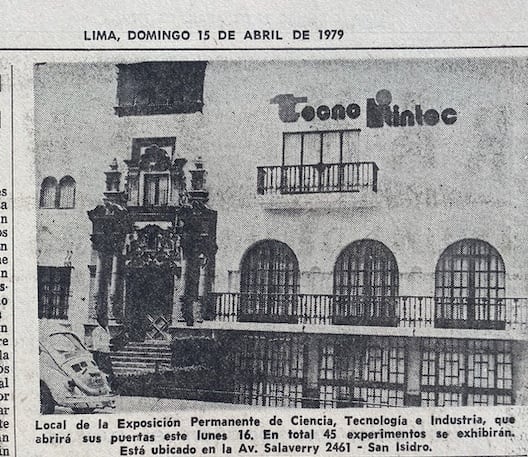El Comercio 1979, Lima. (Cortesía de la Biblioteca Nacional del Perú a Alejandra Ruiz)