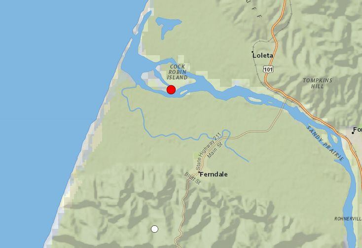 Temblor hoy, 22 de noviembre, en California. (Foto: USGS)