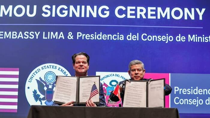 Estados Unidos y Perú unirán esfuerzos para desarrollar infraestructura en tecnologías inteligencia artificial.