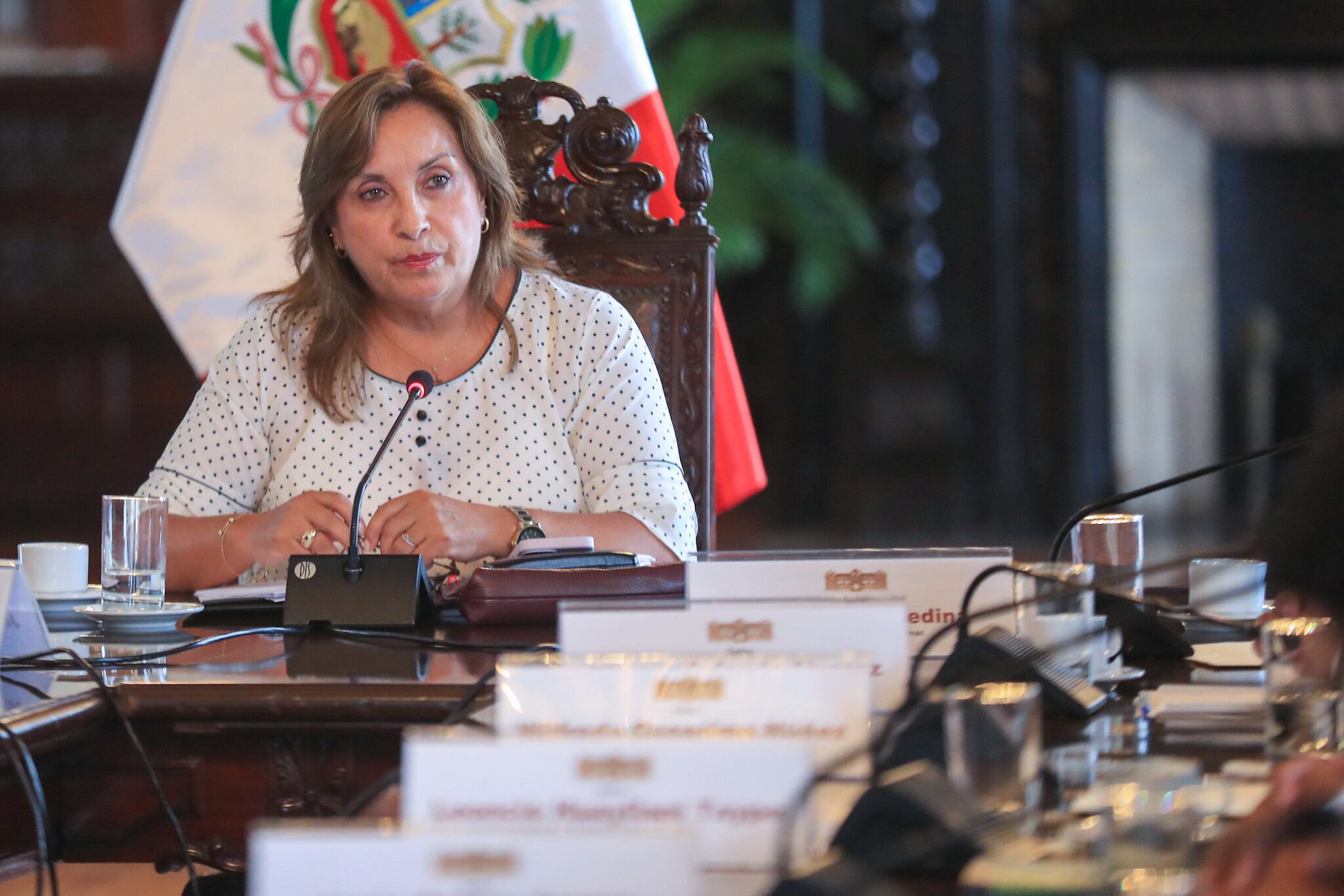 La presidenta Dina Boluarte afronta una investigación en la Fiscalía por el caso Rolex. (Foto: Presidencia)
