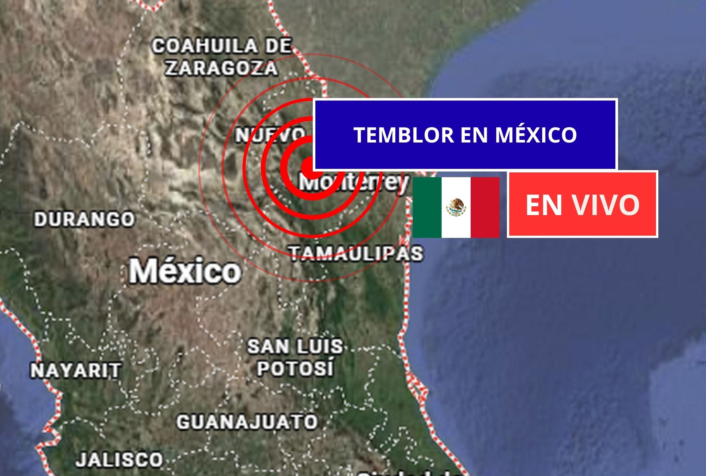 Sigue el reporte oficial del Servicio Sismológico Nacional (SSN) sobre los últimos temblores registrados en México hoy, lunes 27 de abril de 2026. (Imagen creada con foto de Google Maps para Gestión Mix)