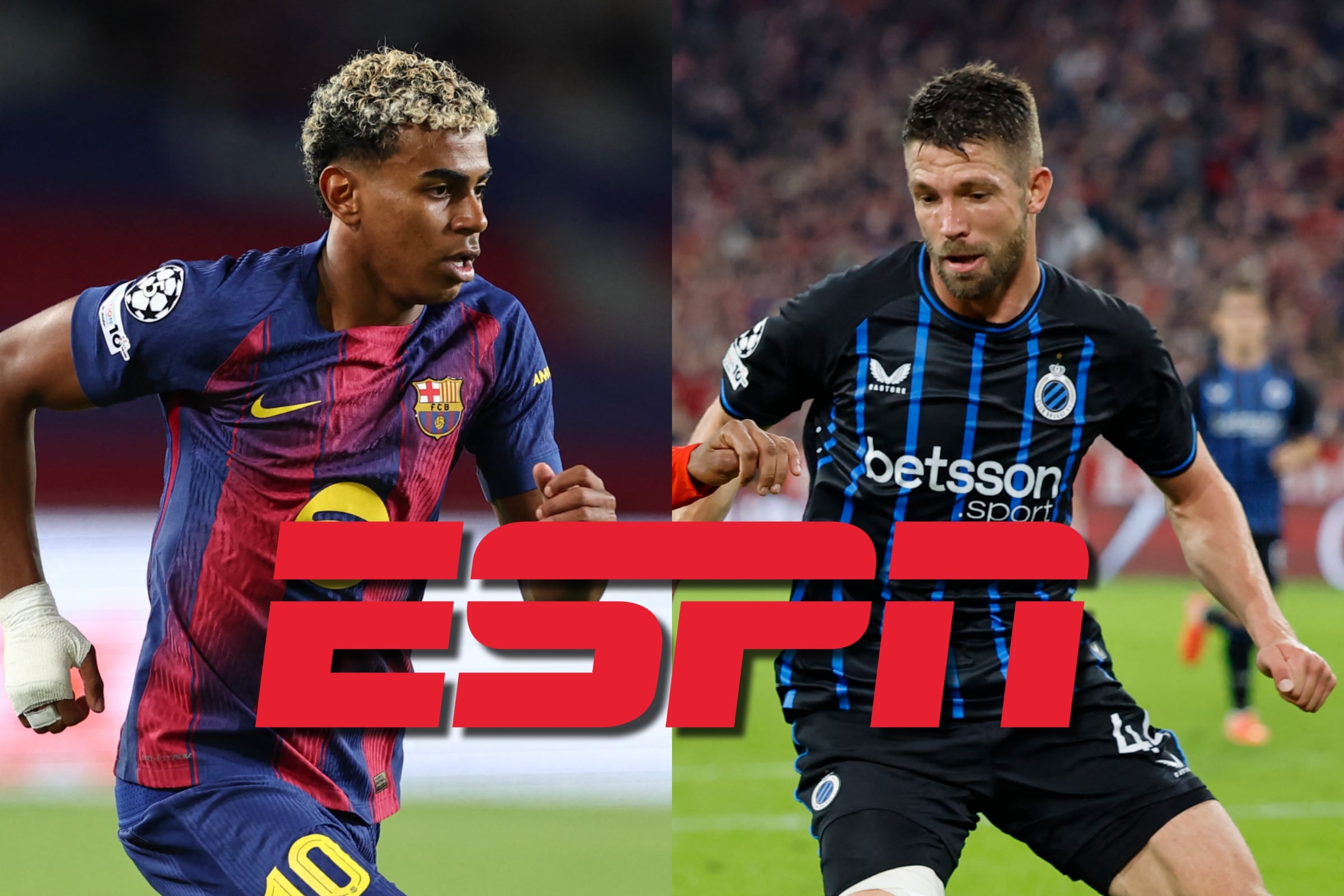 Transmisión de ESPN EN VIVO y Disney Plus Online del partido FC Barcelona vs. Brujas por la Champions League 2025-2026. (Fotos: AFP)