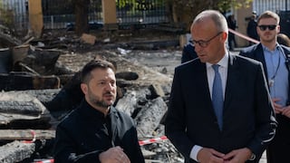 Rusia bombardea Kiev durante la visita del jefe del gobierno alemán