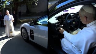 Ferrari lanza Luce, su primer vehículo eléctrico, ante el papa León XIV