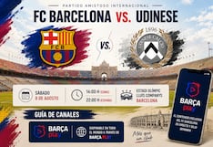 ¿A qué hora juega y en qué canal transmiten FC Barcelona vs. Udinese EN VIVO por amistoso en EE.UU., México y España?