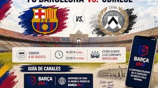 ¿A qué hora juega y en qué canal transmiten FC Barcelona vs. Udinese por amistoso en EE.UU., México y España?