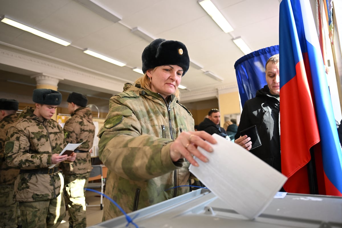 Elecciones en Rusia. (Foto de NATALIA KOLESNIKOVA / AFP)