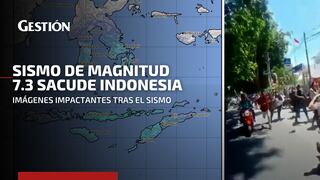 Terremoto en Indonesia: imágenes impactantes del momento del sismo de magnitud 7.3 y primeros reportes